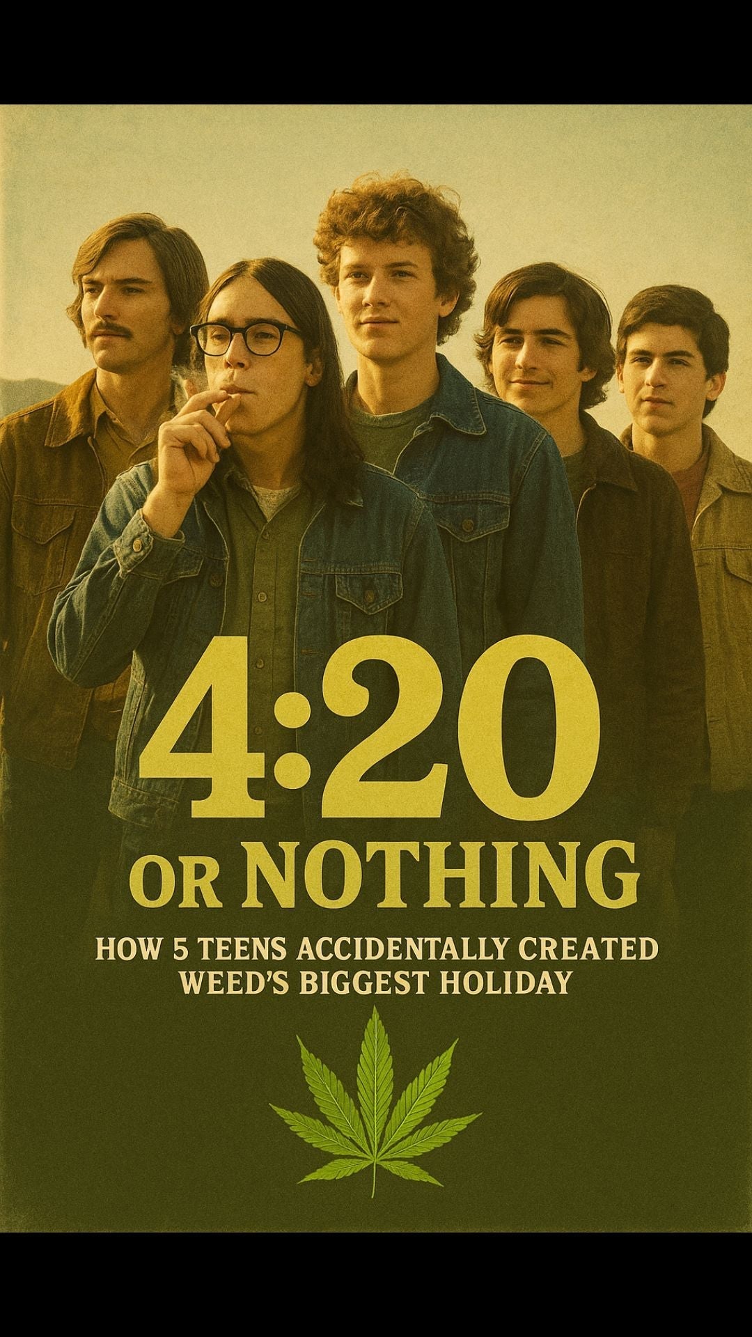4:20 or Nothing: How Five Teens Accidentally Created Weed’s Biggest Holiday