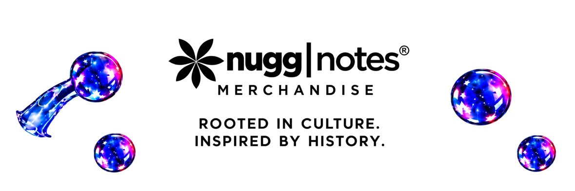 nuggnotes merchandise banner — rooted in culture, inspired by history